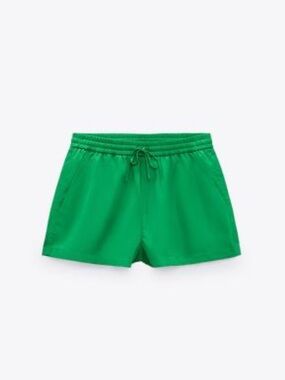 Zara Satin Effect Shorts